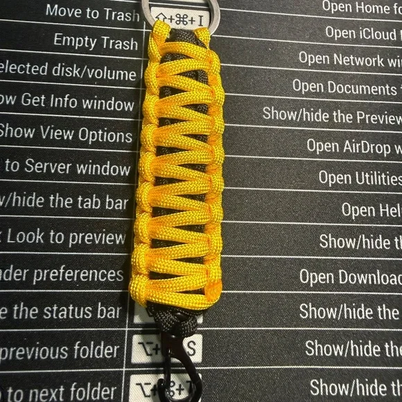 The Honeycomb Lanyard: Cobra Weave Fob by BEEKEEPER - Picture 2 of 2
